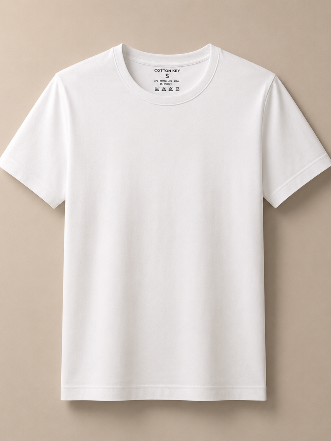 Essential Undershirt – White | Cotton Key