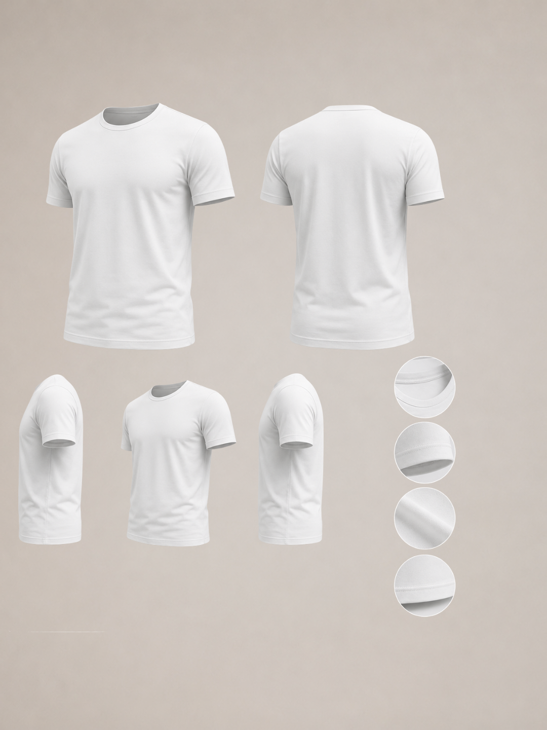 Essential Undershirt – White | Cotton Key