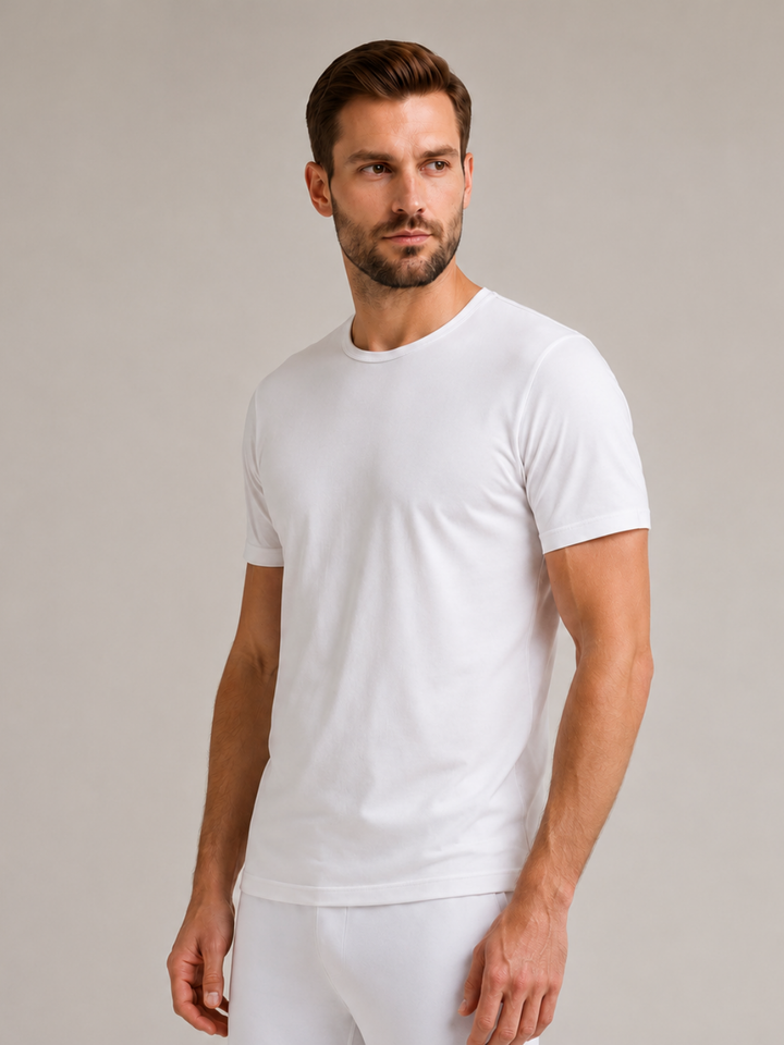 Essential Undershirt – White | Cotton Key