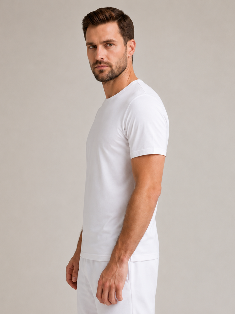 Essential Undershirt – White | Cotton Key